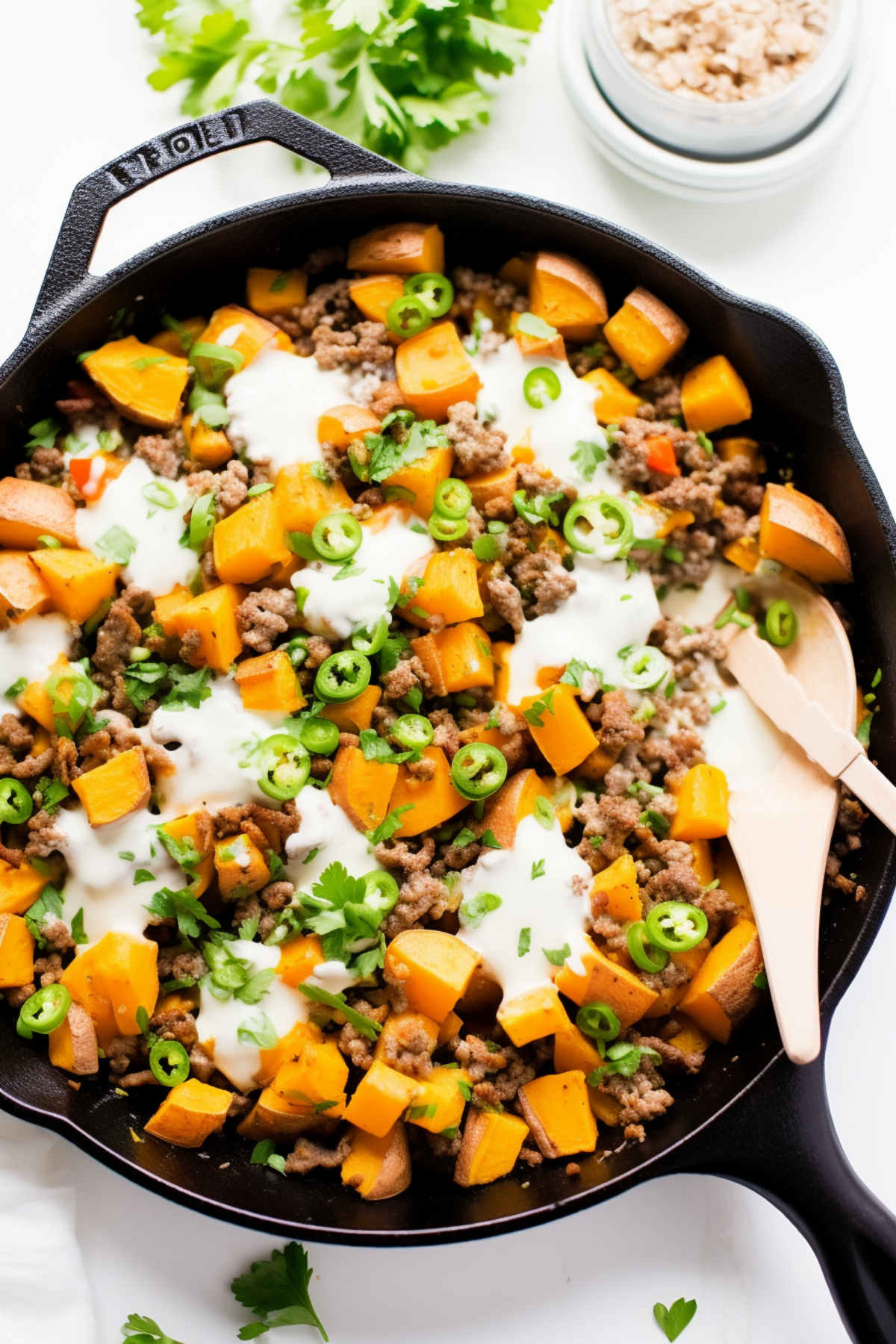 ground beef and squash skillet_001