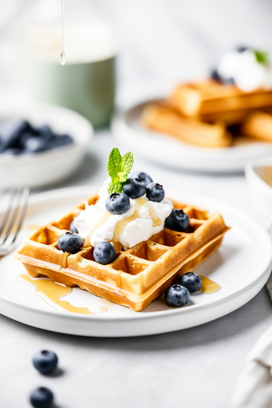 Keto Almond Flour Waffles