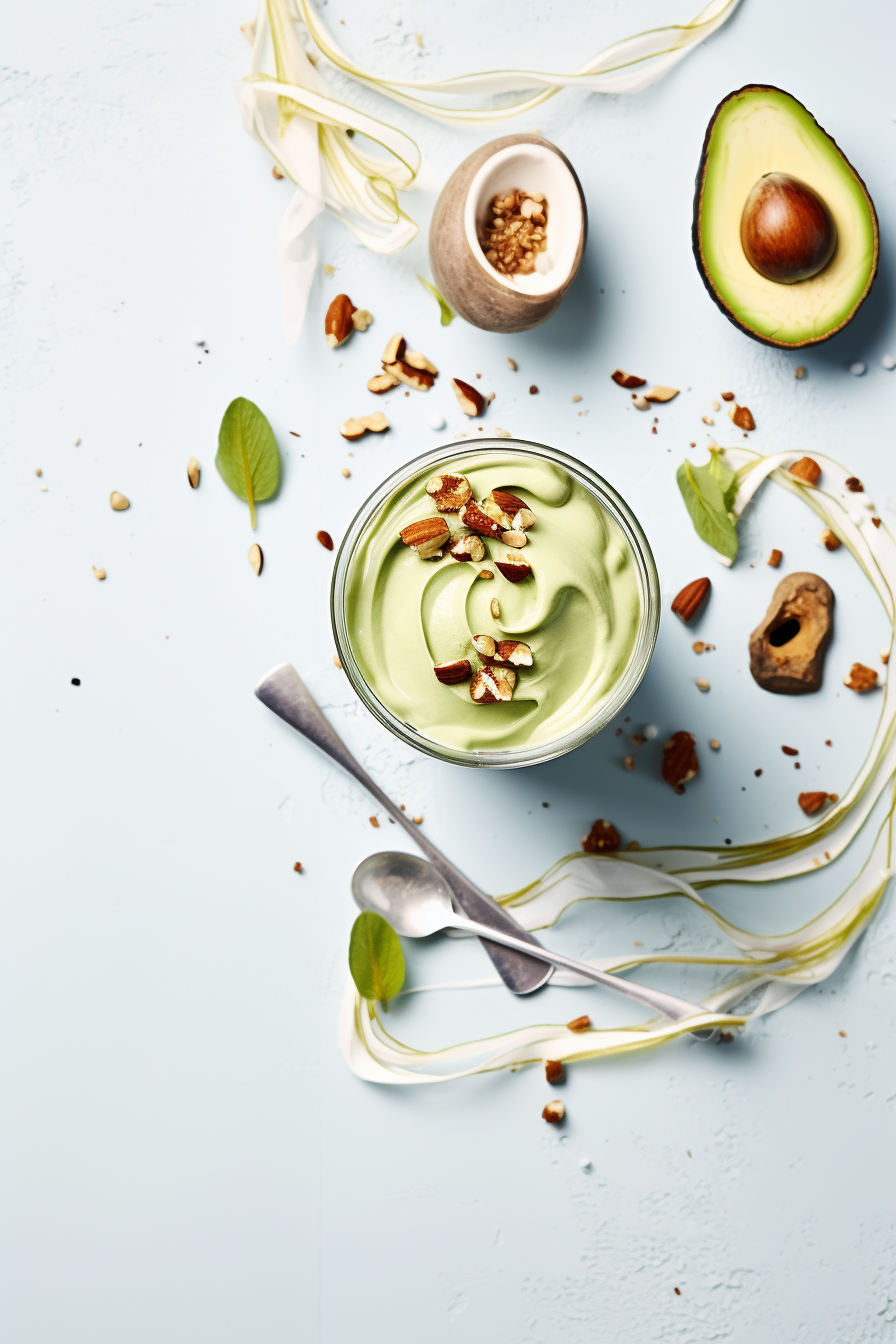 Keto Avocado Smoothie Ready to Serve