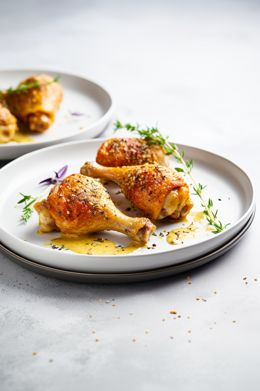Keto Chicken Drumsticks Ready to Serve