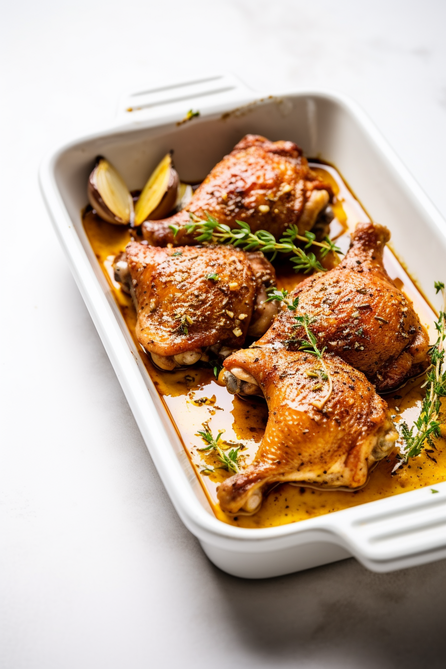 Keto Baked Chicken Leg Quarters
