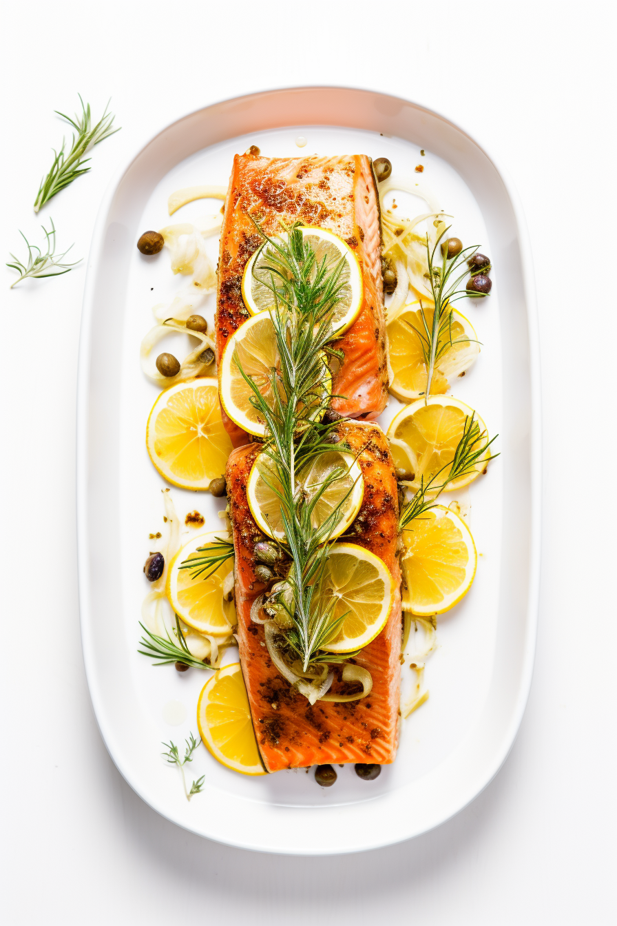 Preparing Keto Baked Salmon