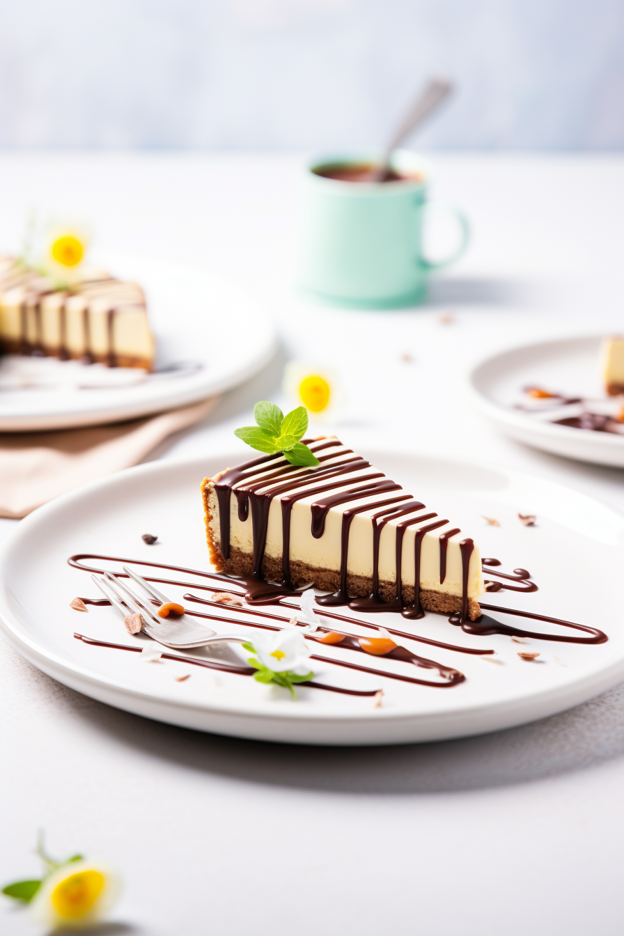 Keto Boston Cream Pie Cheesecake