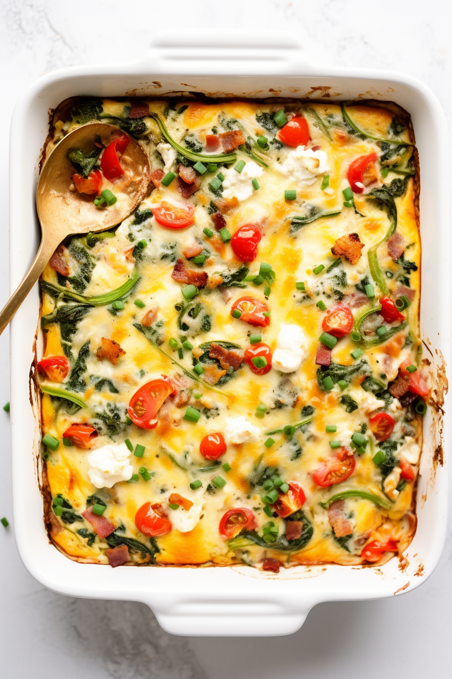 Ingredients for Keto Breakfast Casserole