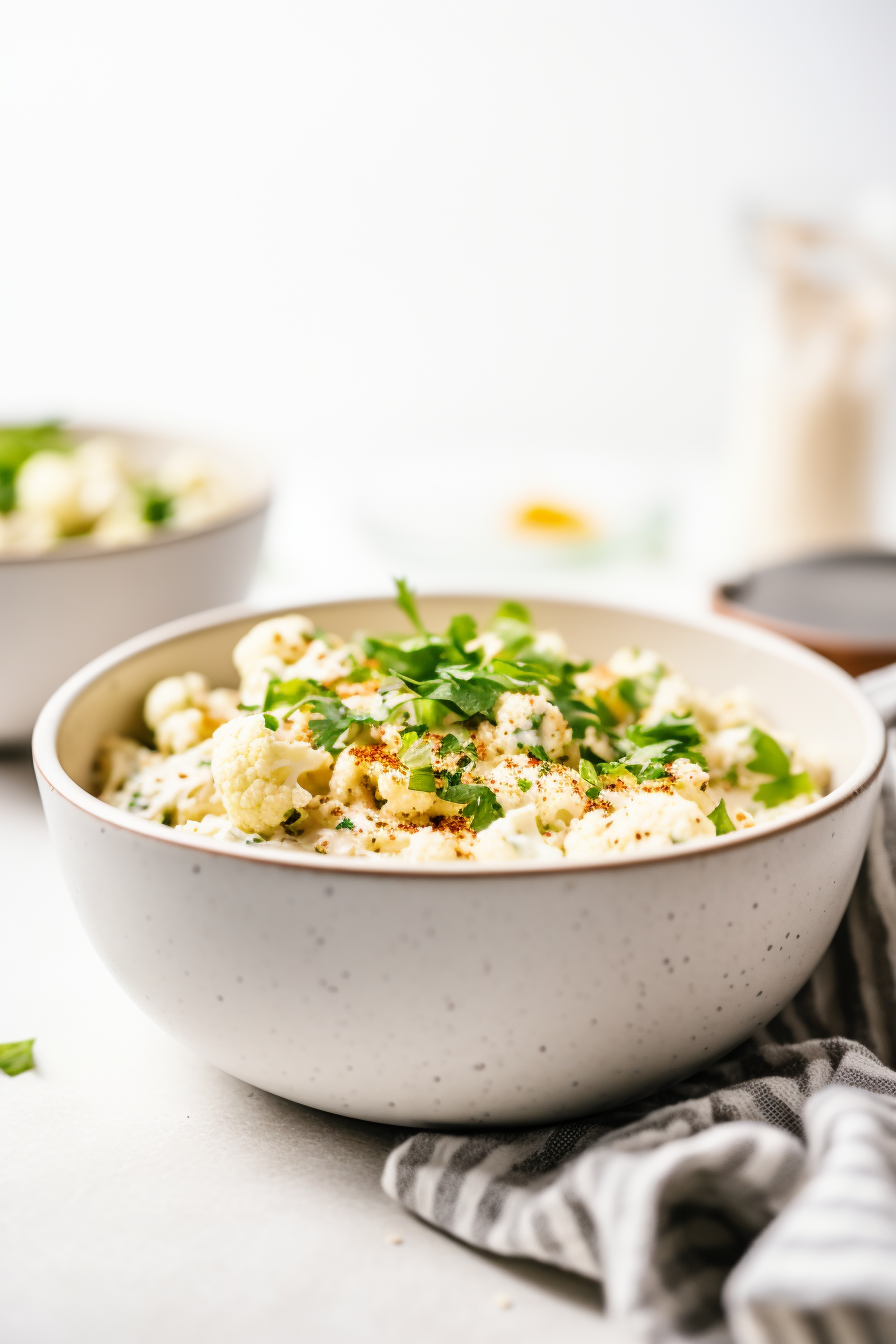 Cheesy Garlic Keto Cauliflower Rice