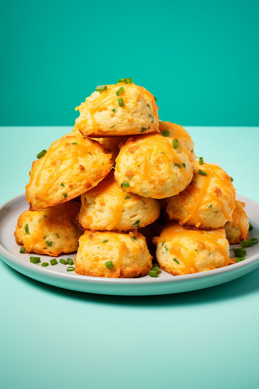 Keto Cheddar Bay Biscuits Baking
