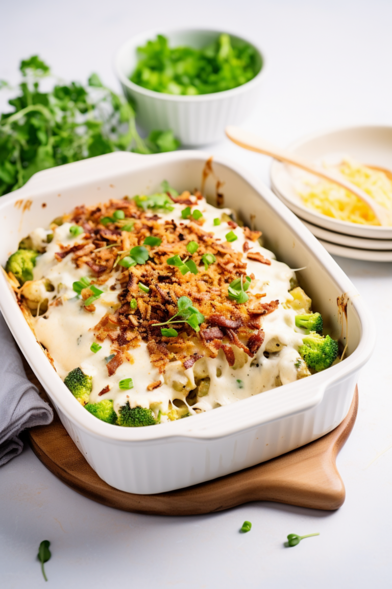 keto chicken bacon ranch casserole_001