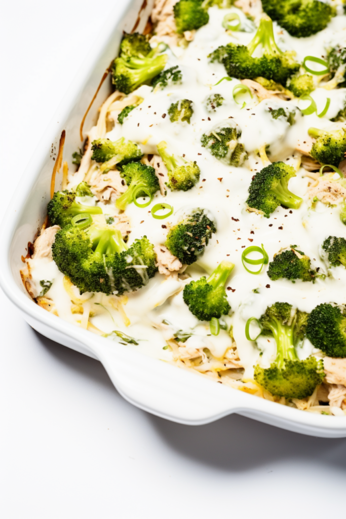 Keto Chicken Broccoli Casserole with Cream Cheese_001
