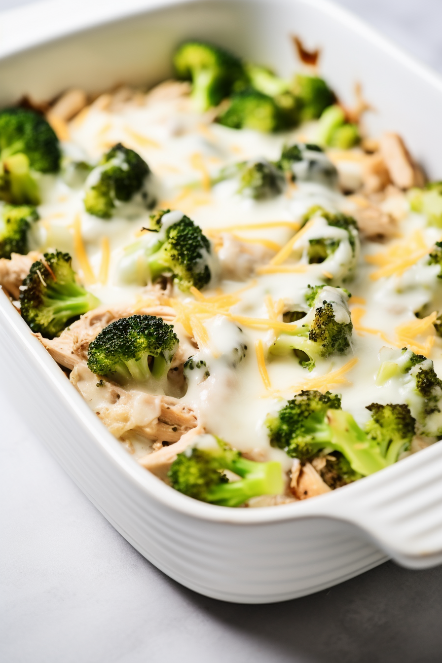 Creamy Keto Casserole Preparation