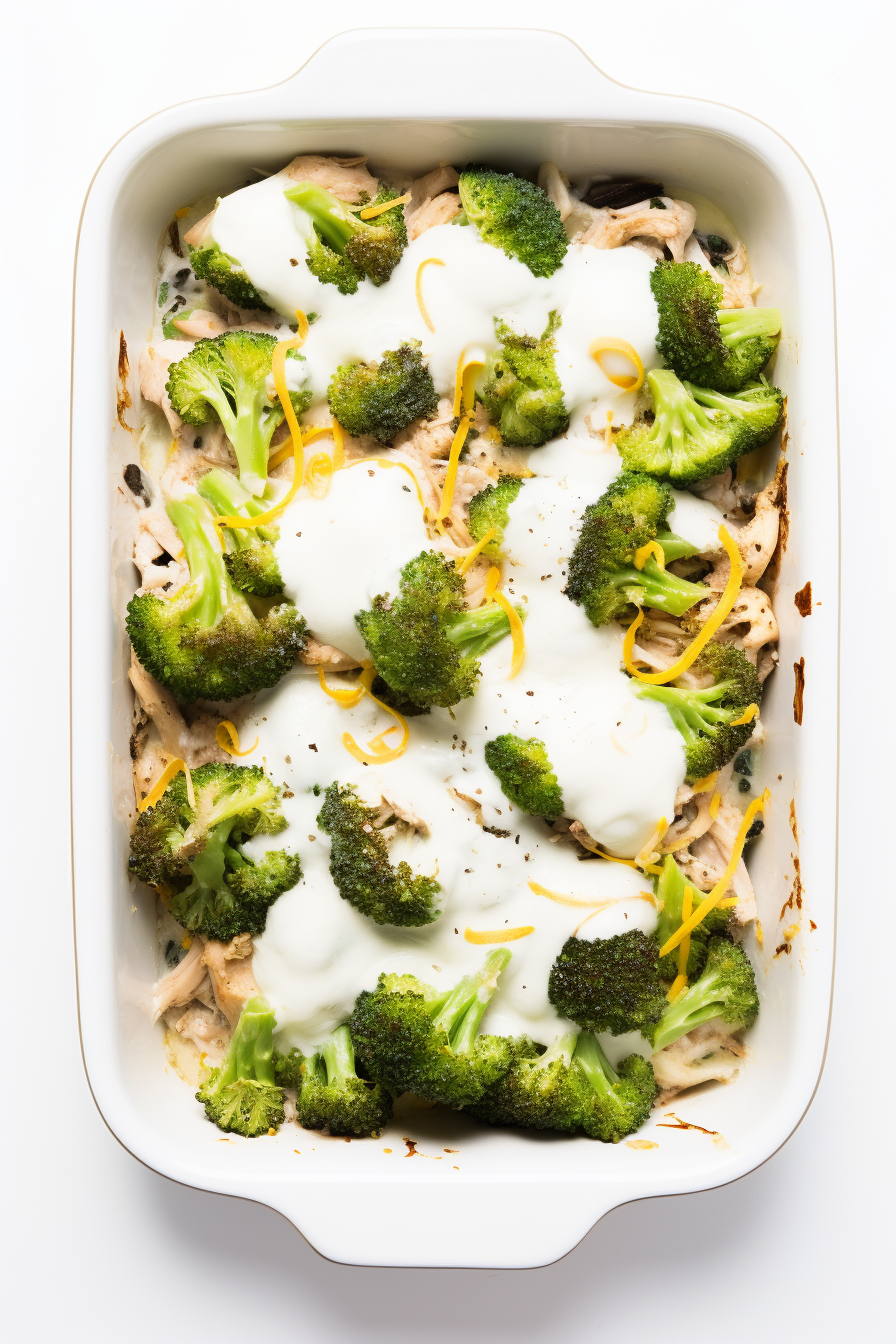 Keto Chicken Broccoli Casserole with Cream Cheese