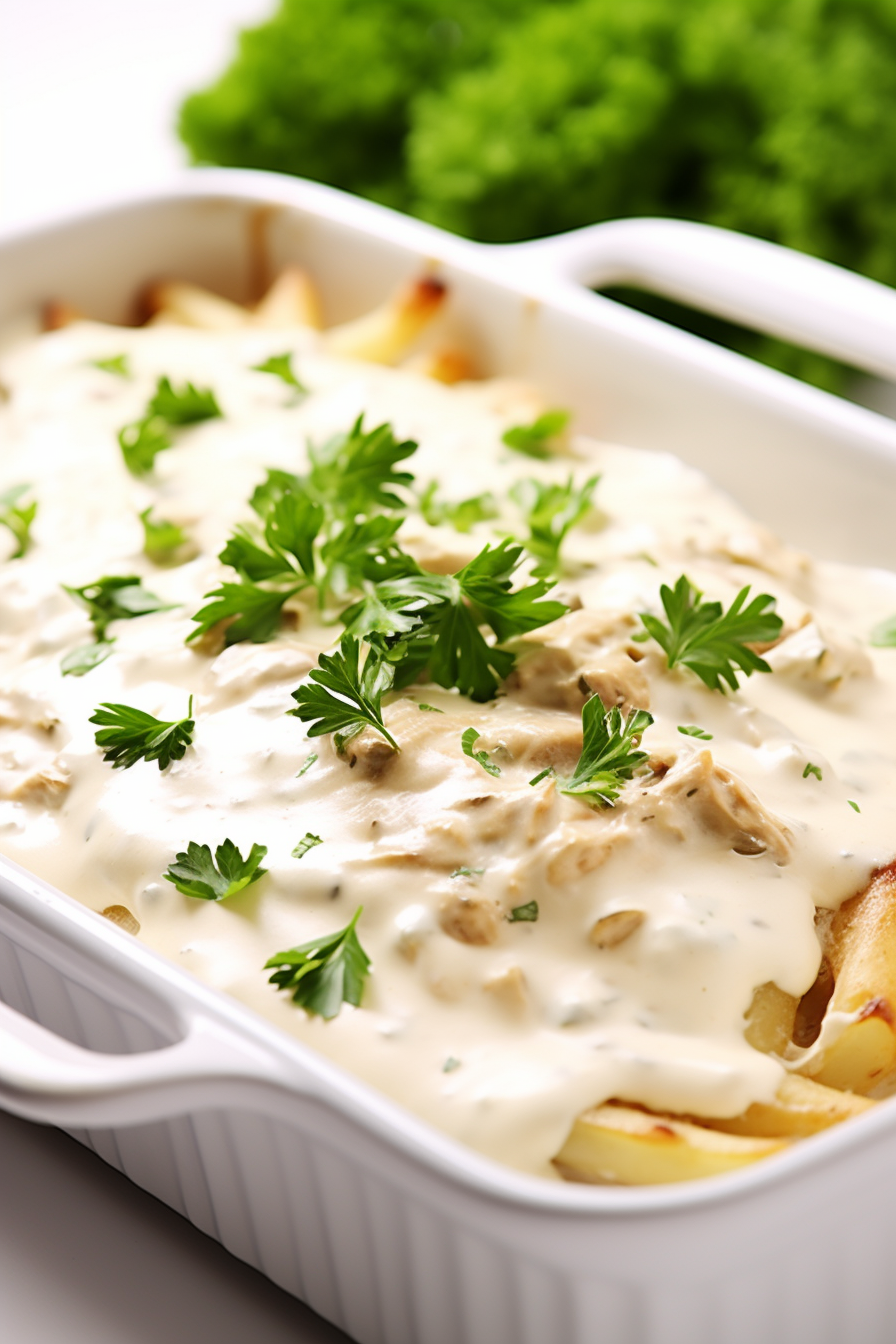 Keto Chicken Casserole Baking