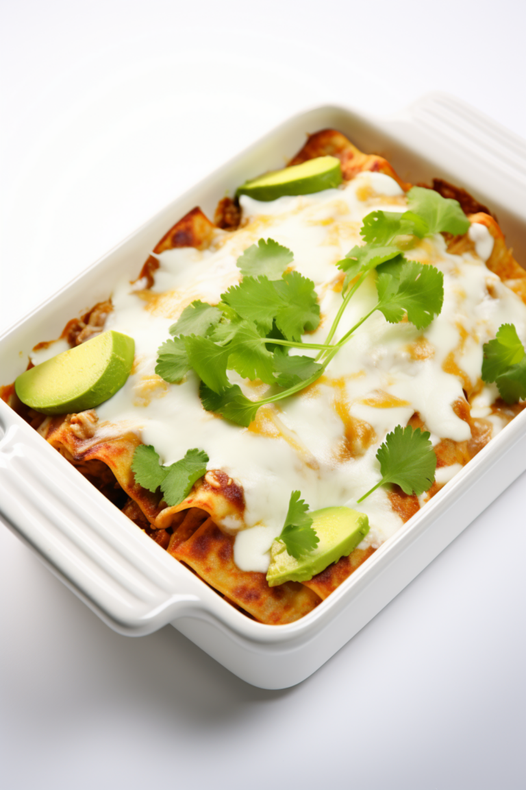 keto chicken enchilada casserole_001
