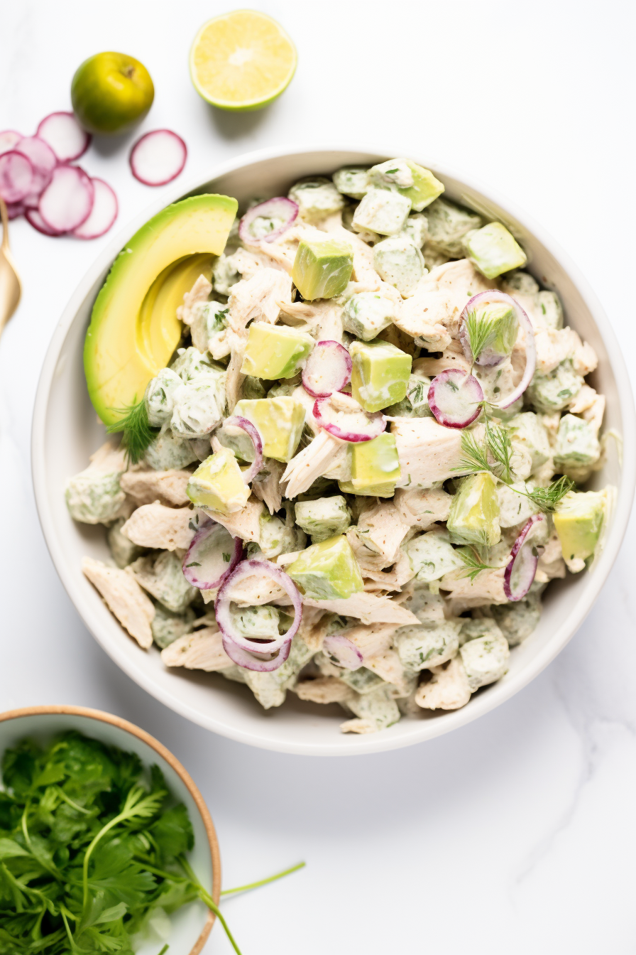 Creamy Avocado and Chicken