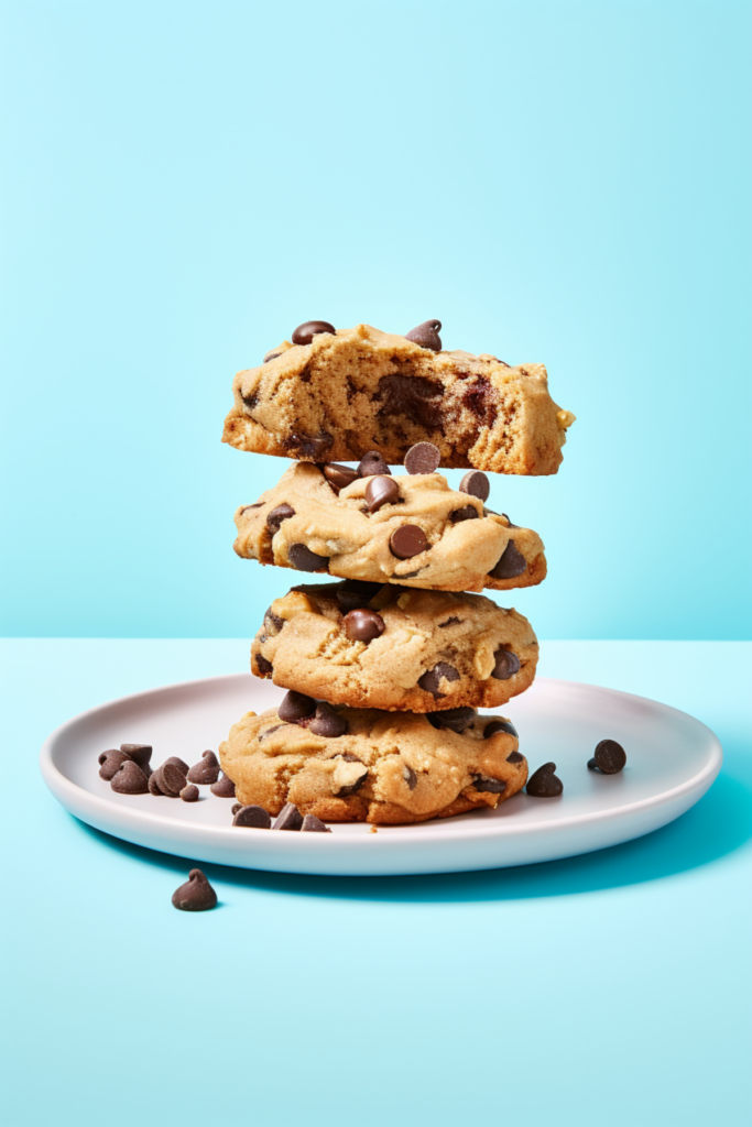 keto coconut flour chocolate chip cookies_001