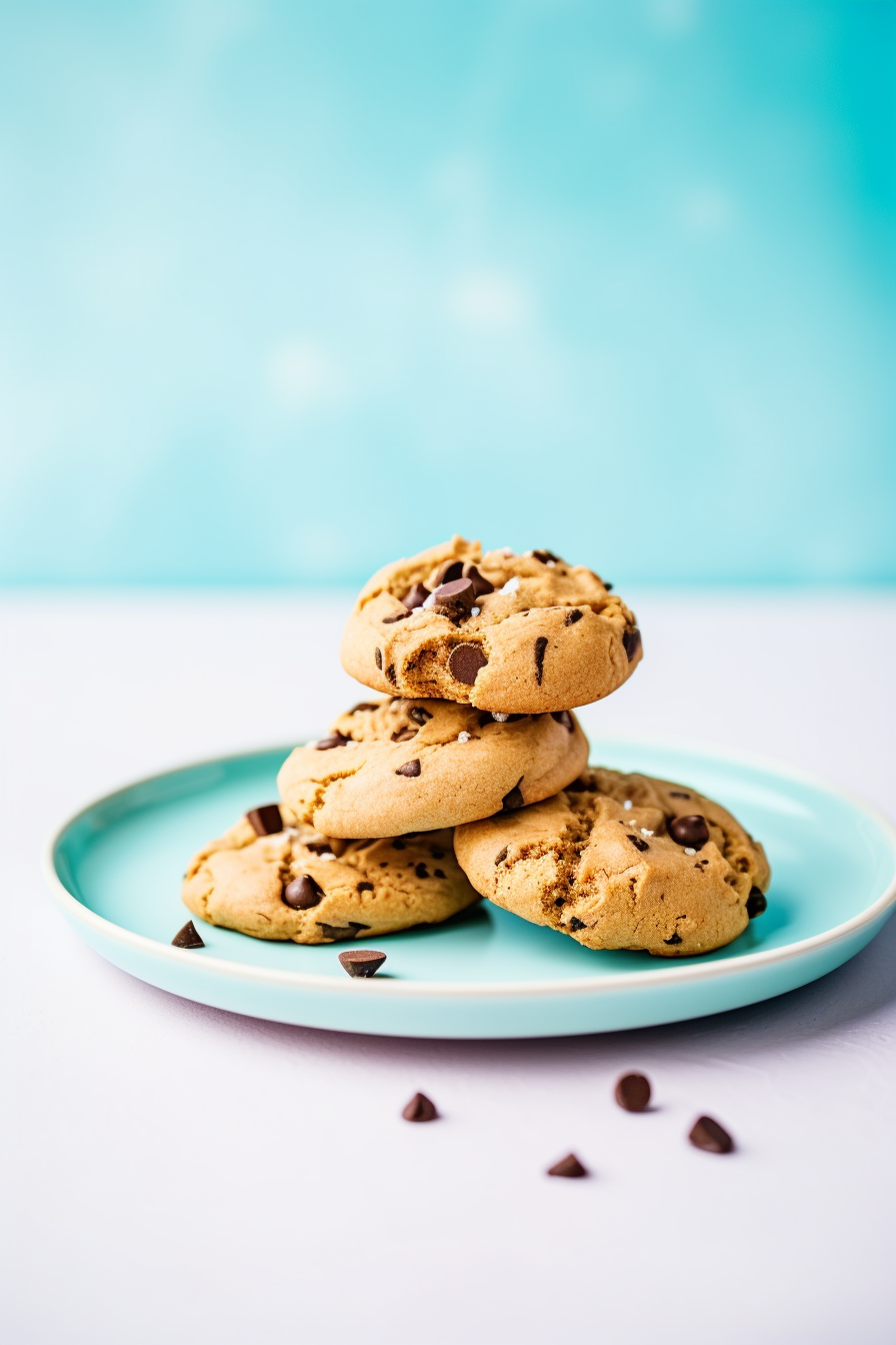 Ingredients for Keto Coconut Flour Chocolate Chip Cookies