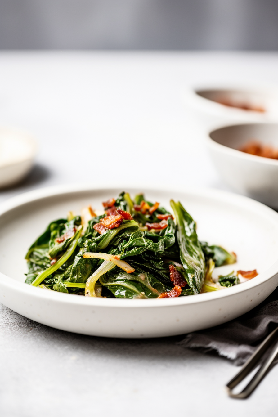 Cooked Keto Collard Greens