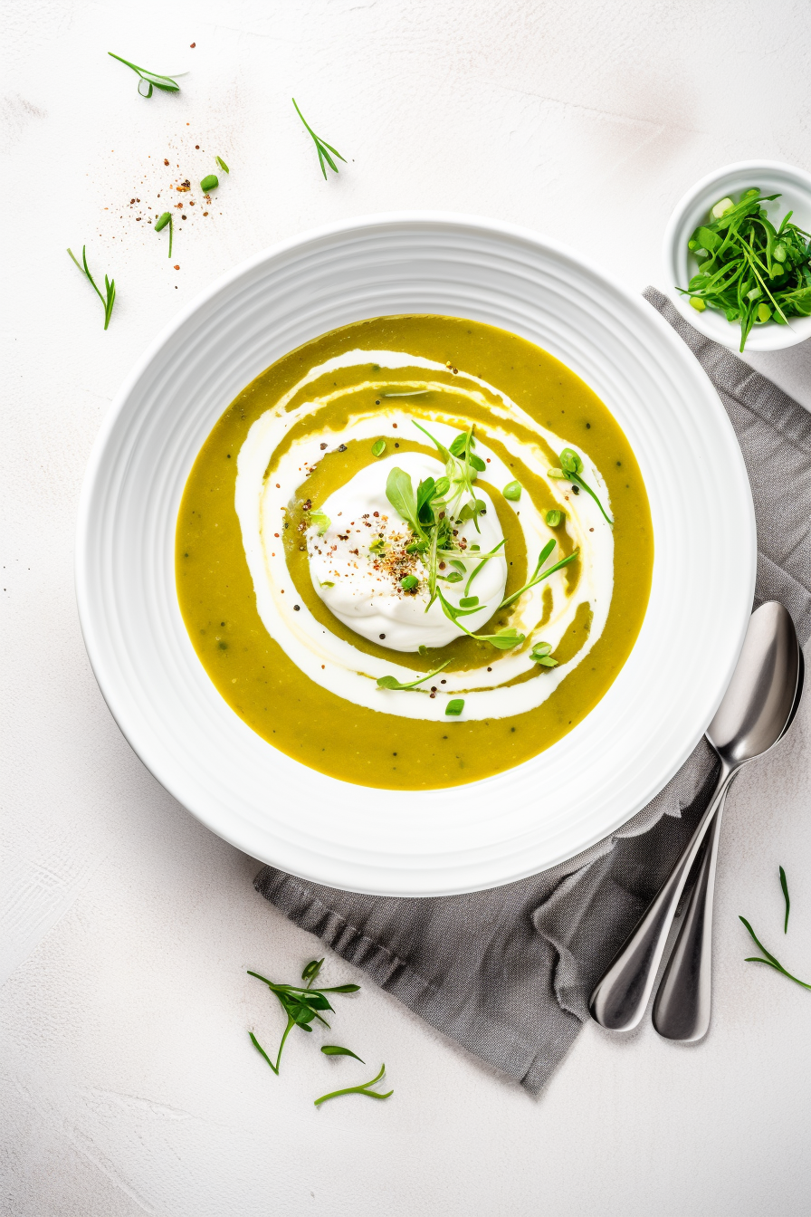 Blended Asparagus Soup