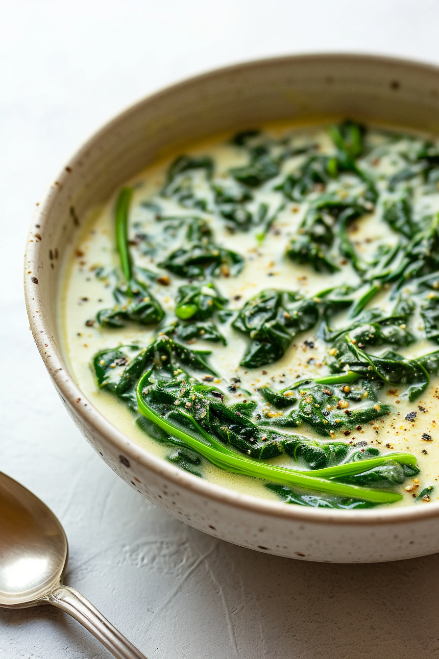 Creamy Spinach Preparation