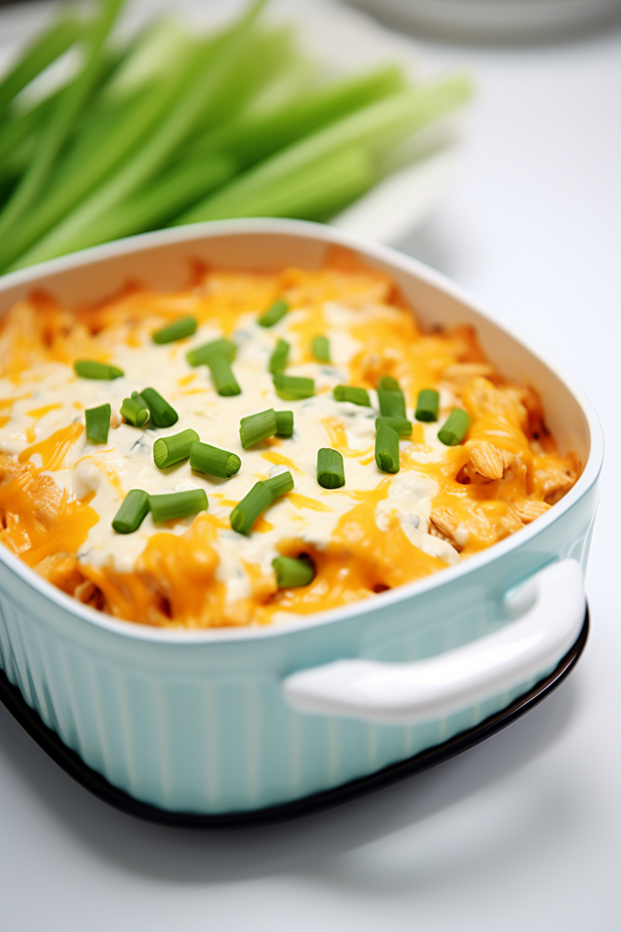 Ingredients for Keto Crockpot Buffalo Chicken Dip