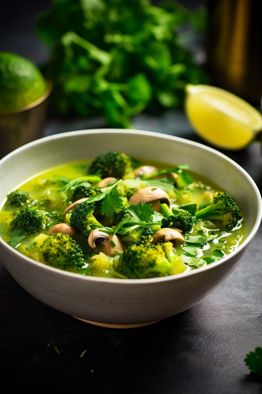 Keto Detox Soup Simmering