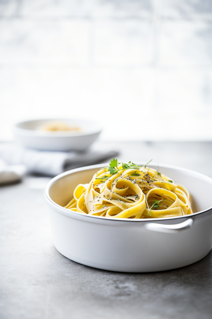 Keto Egg Noodles Cooking