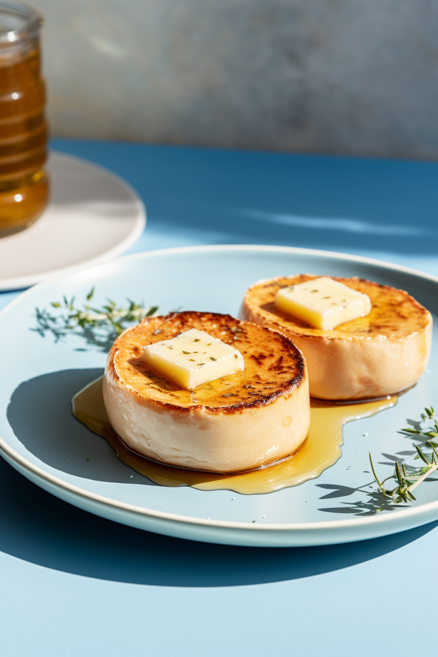Keto English Muffins Baking