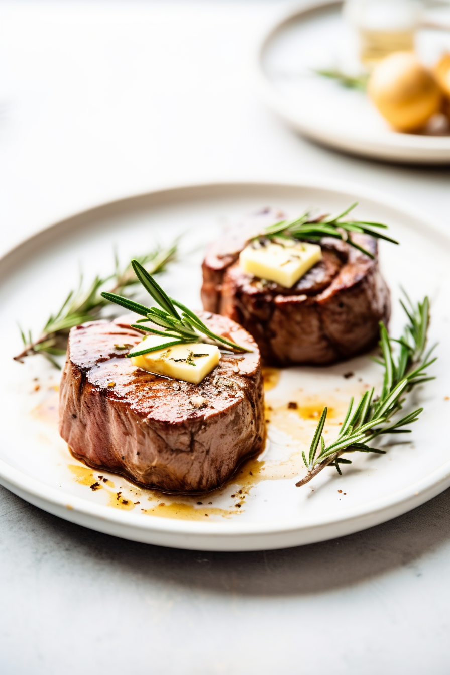 Keto Filet Mignon in Skillet