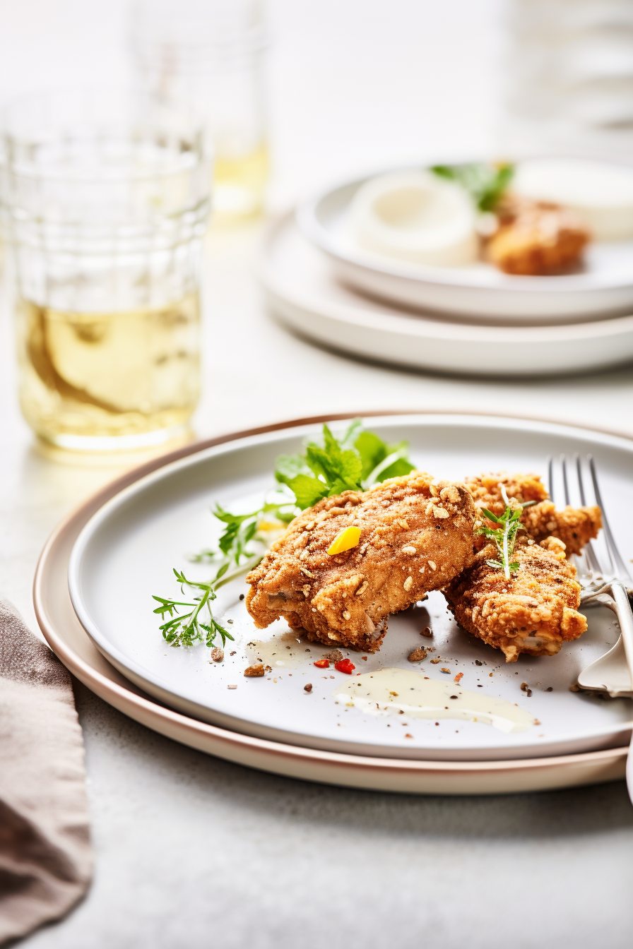 Keto Fried Chicken Cooking