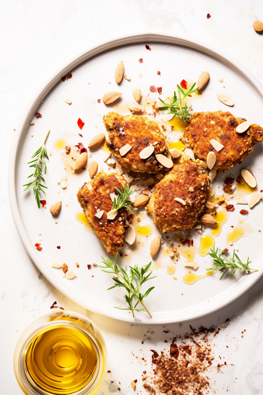 Ingredients for Keto Fried Chicken