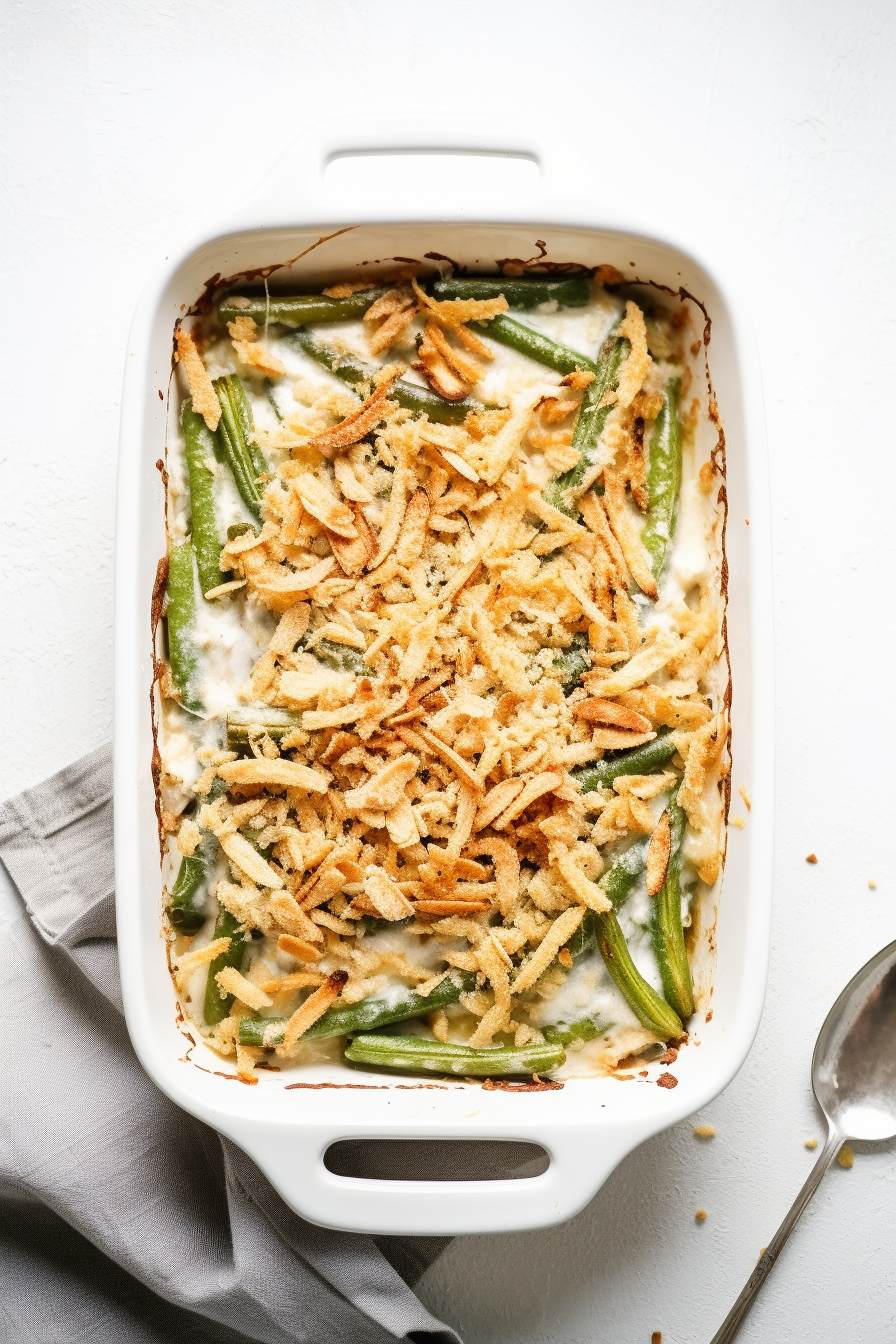 Creamy Keto Green Bean Casserole