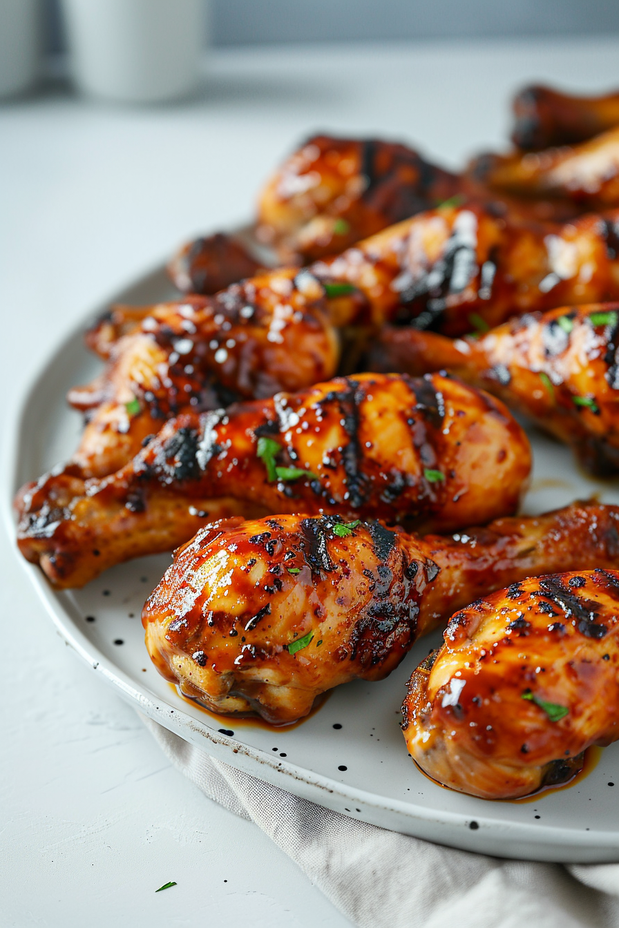 Keto Grilled Chicken Legs Ready to Serve