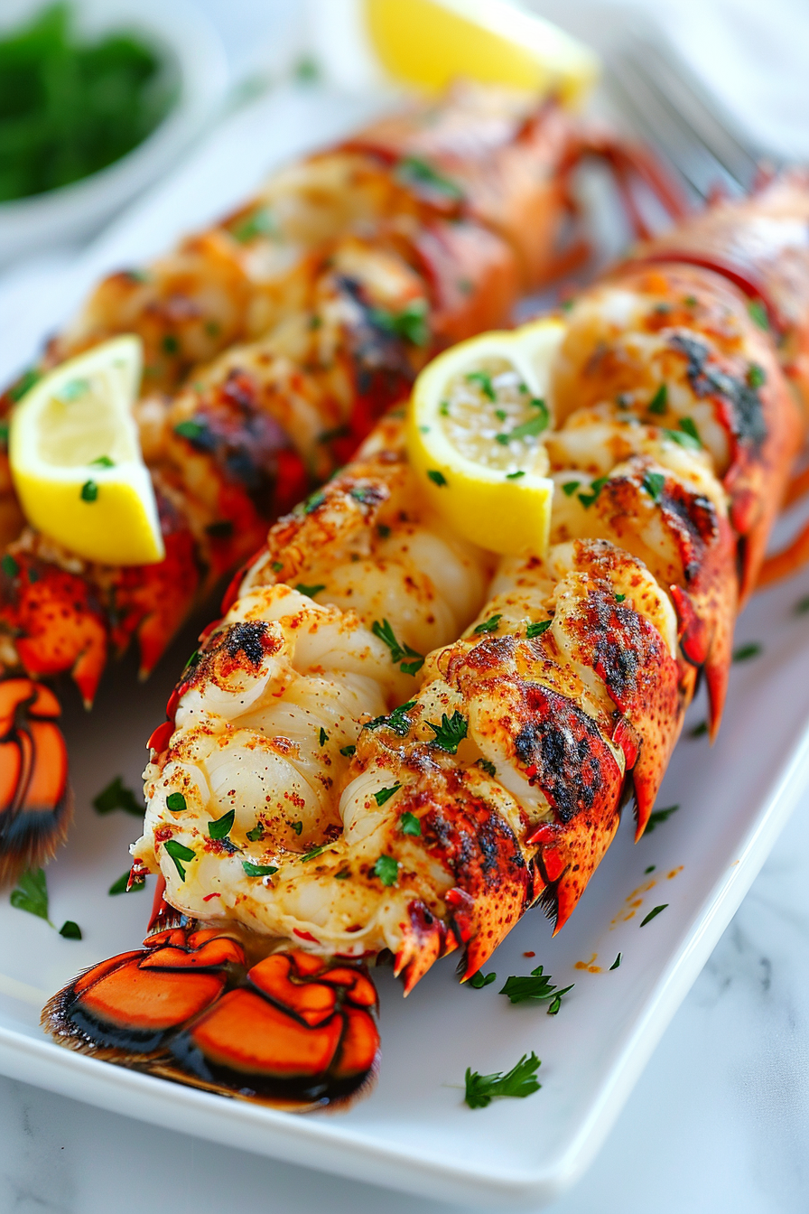 Keto Grilled Lobster Preparation