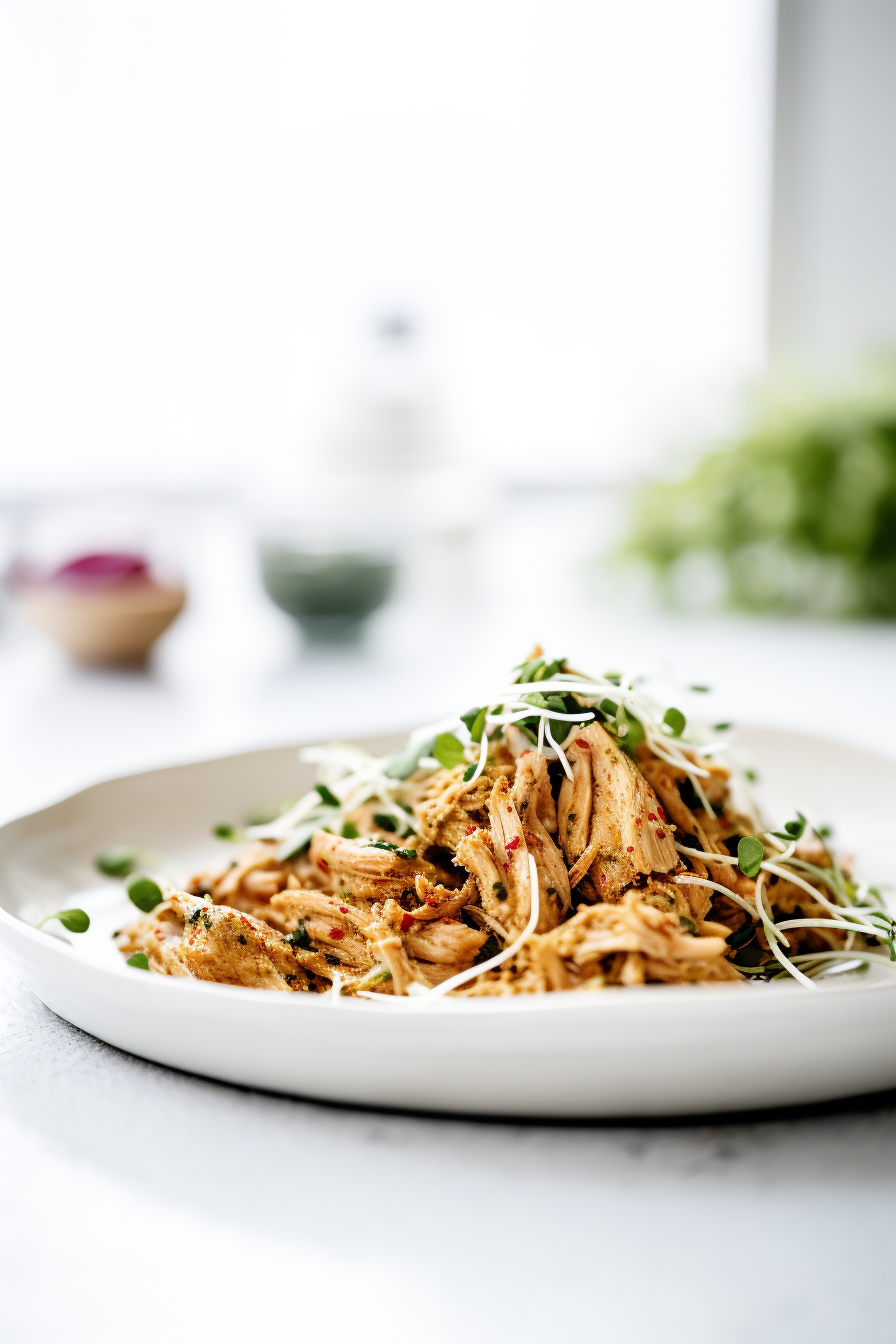 Keto Instant Pot Chicken Shredded Ready to Serve