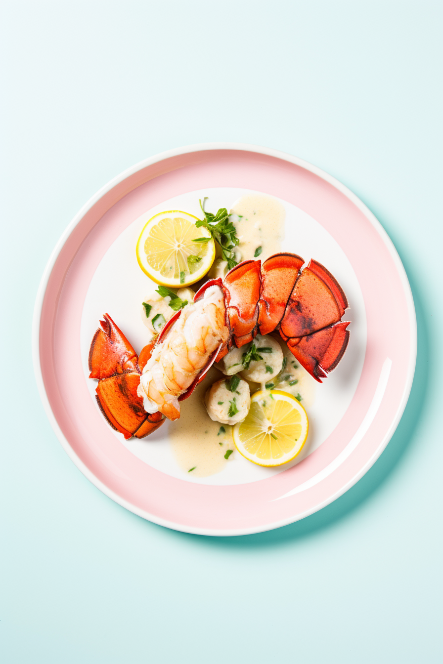 Preparing Keto Lobster Tail