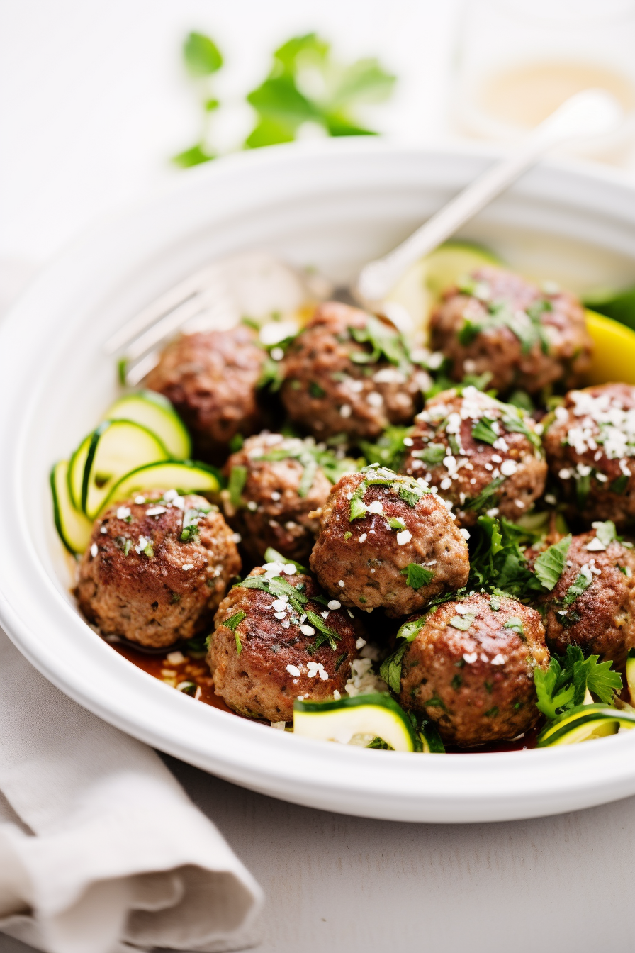 Keto Meatballs Cooking