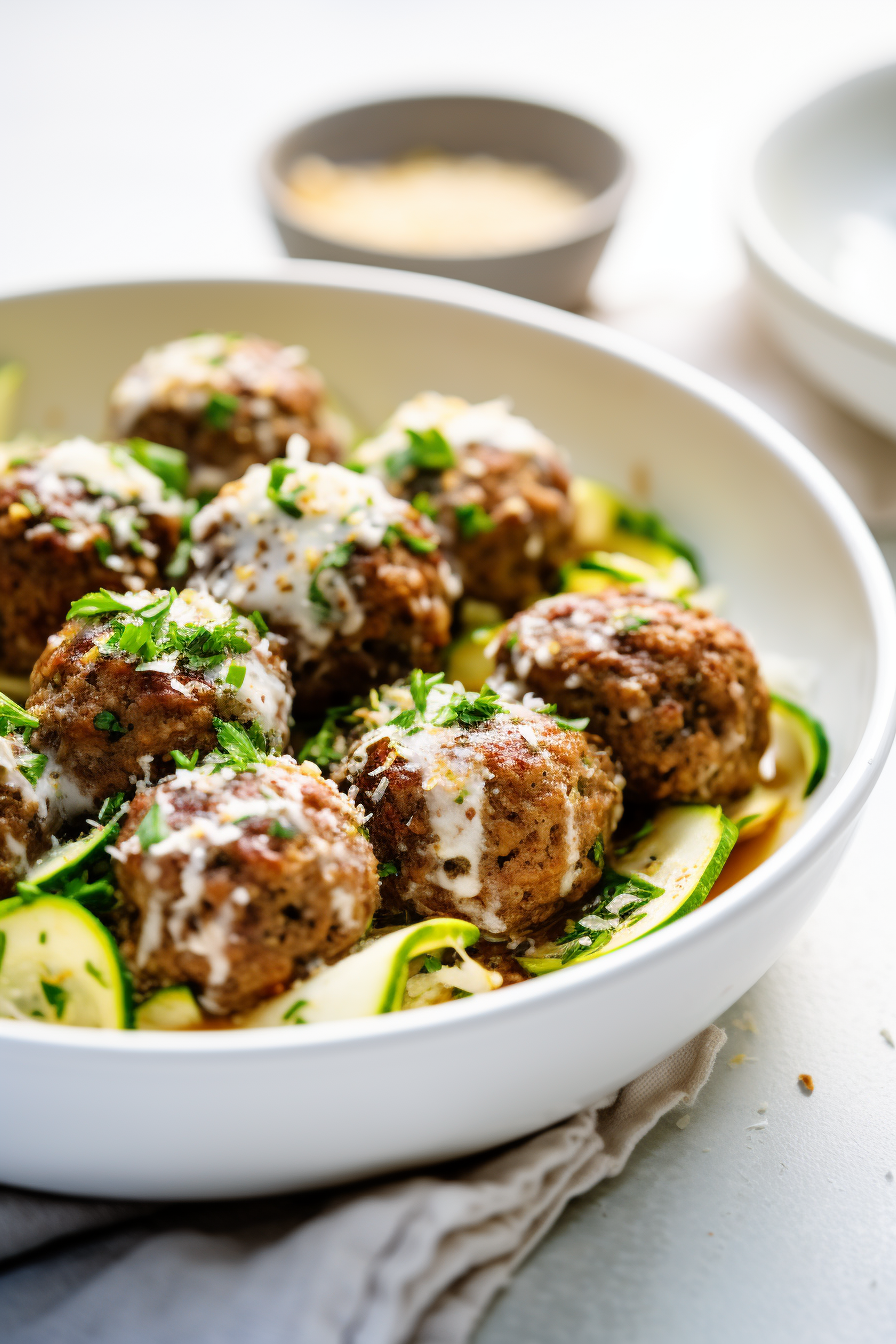 Keto Meatballs Preparation