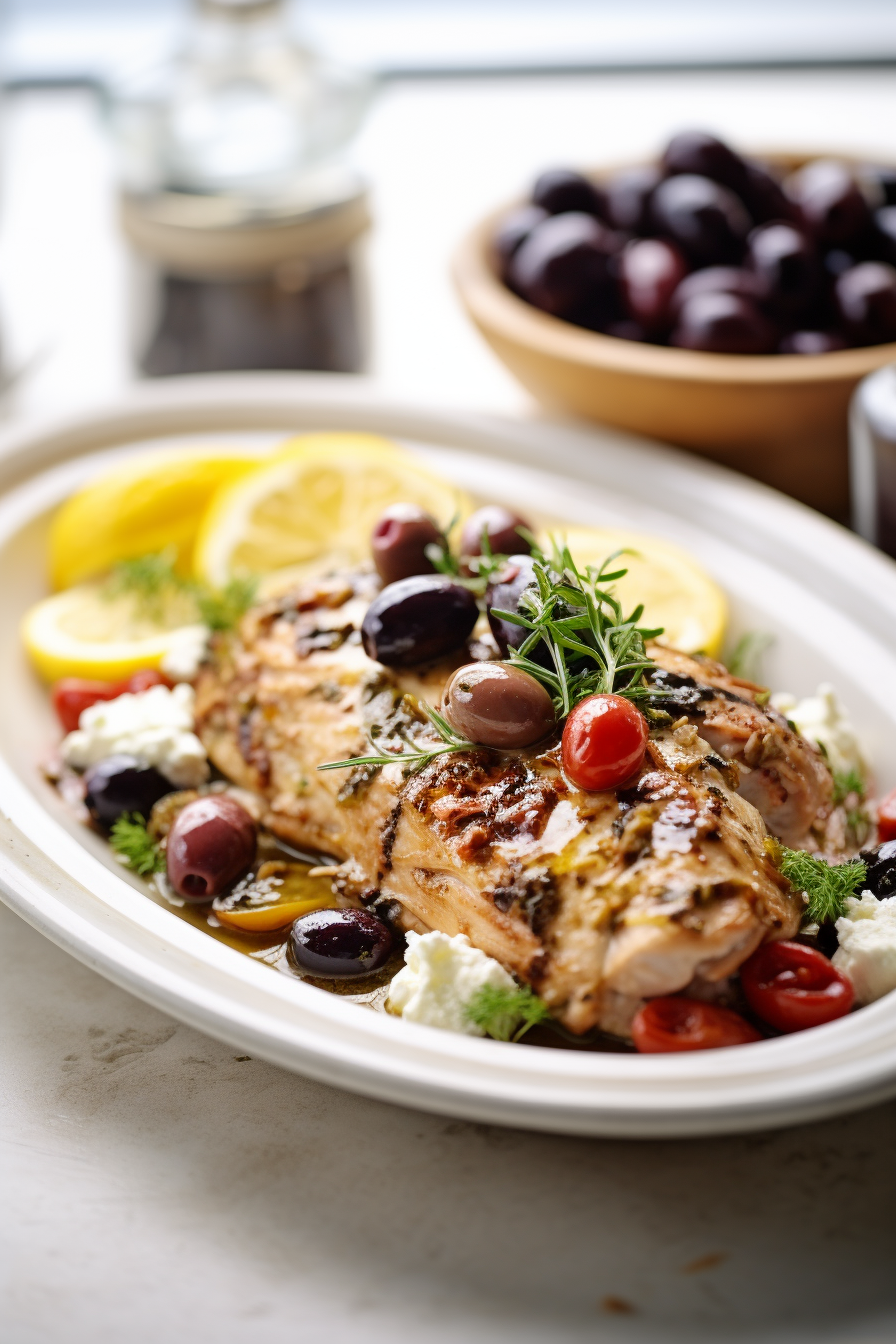 Keto Mediterranean Chicken Baked