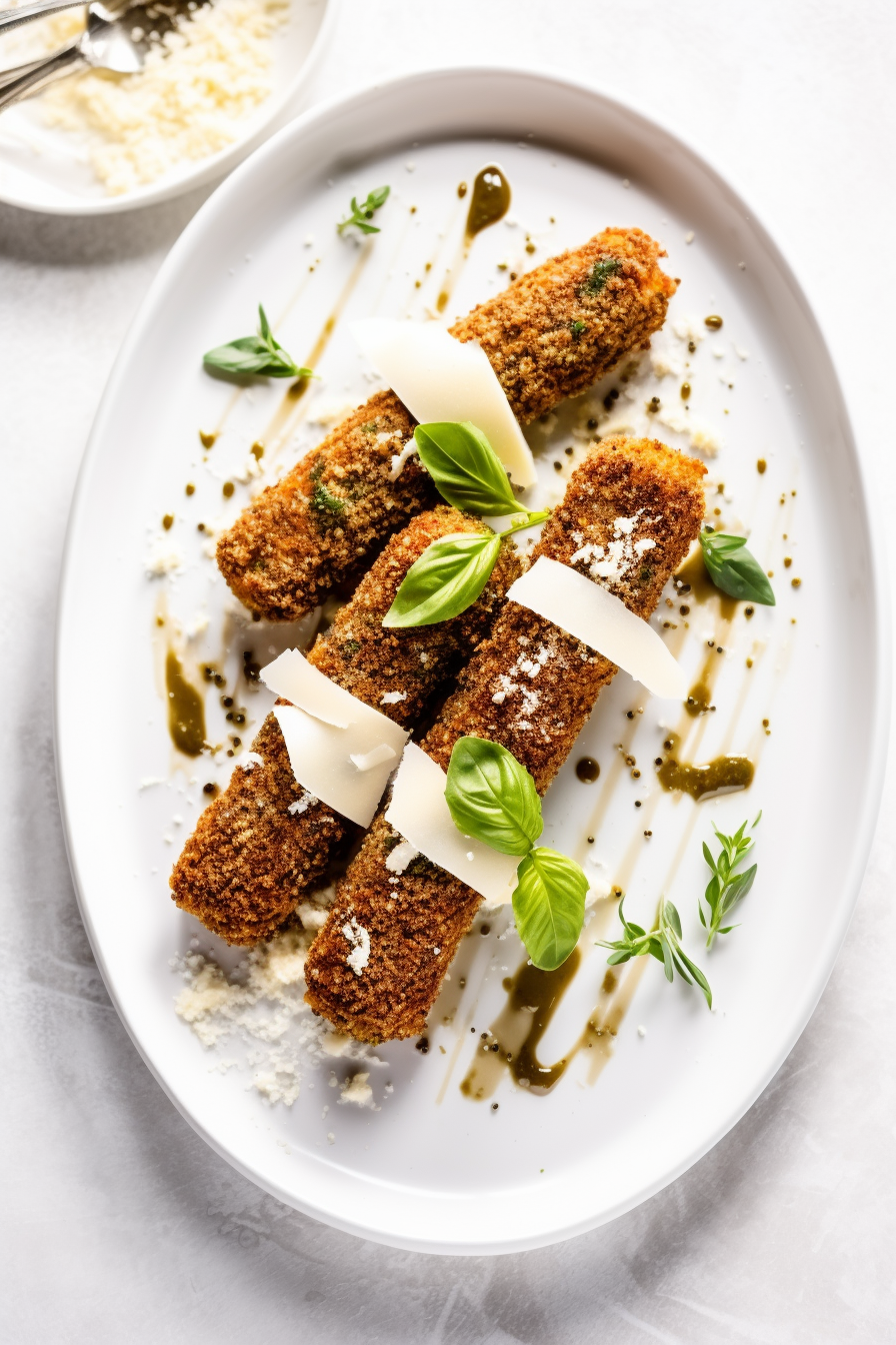 Keto Mozzarella Sticks Cooking