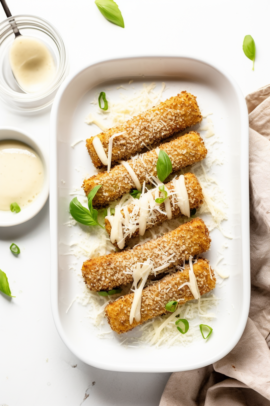 Keto Mozzarella Sticks