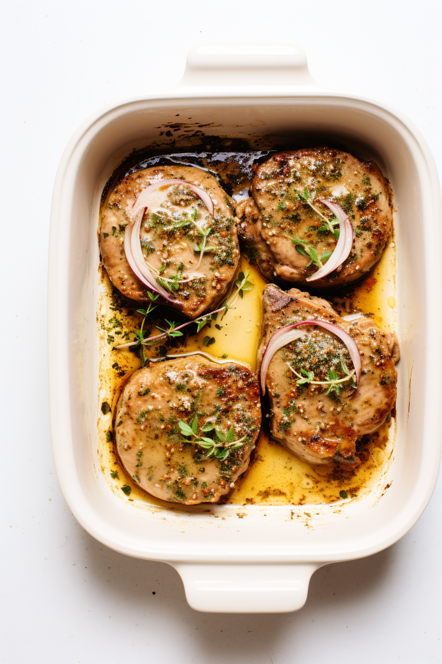 Keto Oven Baked Pork Chops
