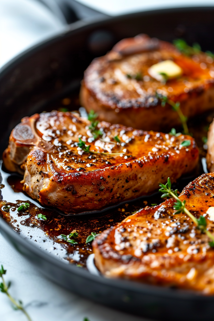 Pan Seared Pork Chops