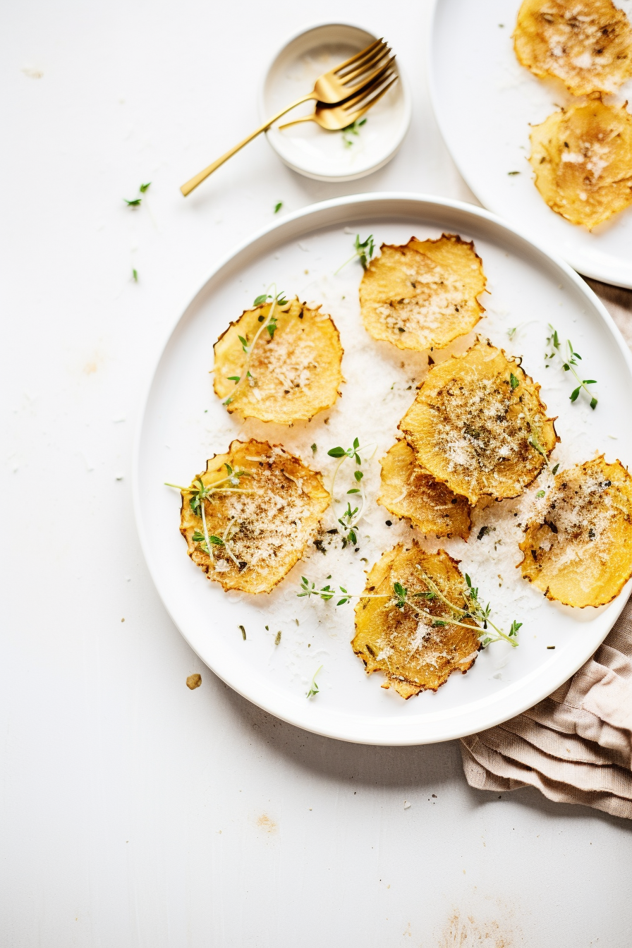 Keto Parmesan Crisps Baking