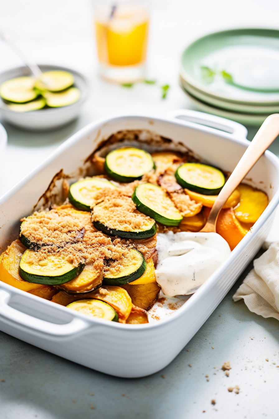Keto Peach Cobbler