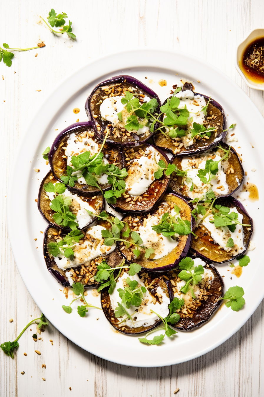 Seasoned Eggplant Slices