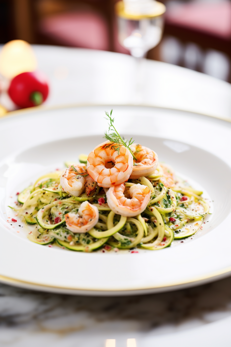 Cooking Keto Shrimp Scampi