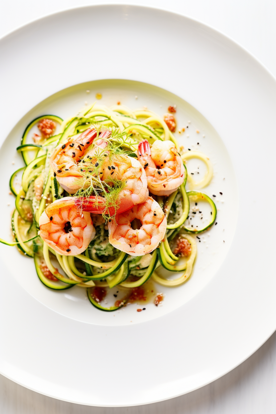 Ingredients for Keto Shrimp Scampi