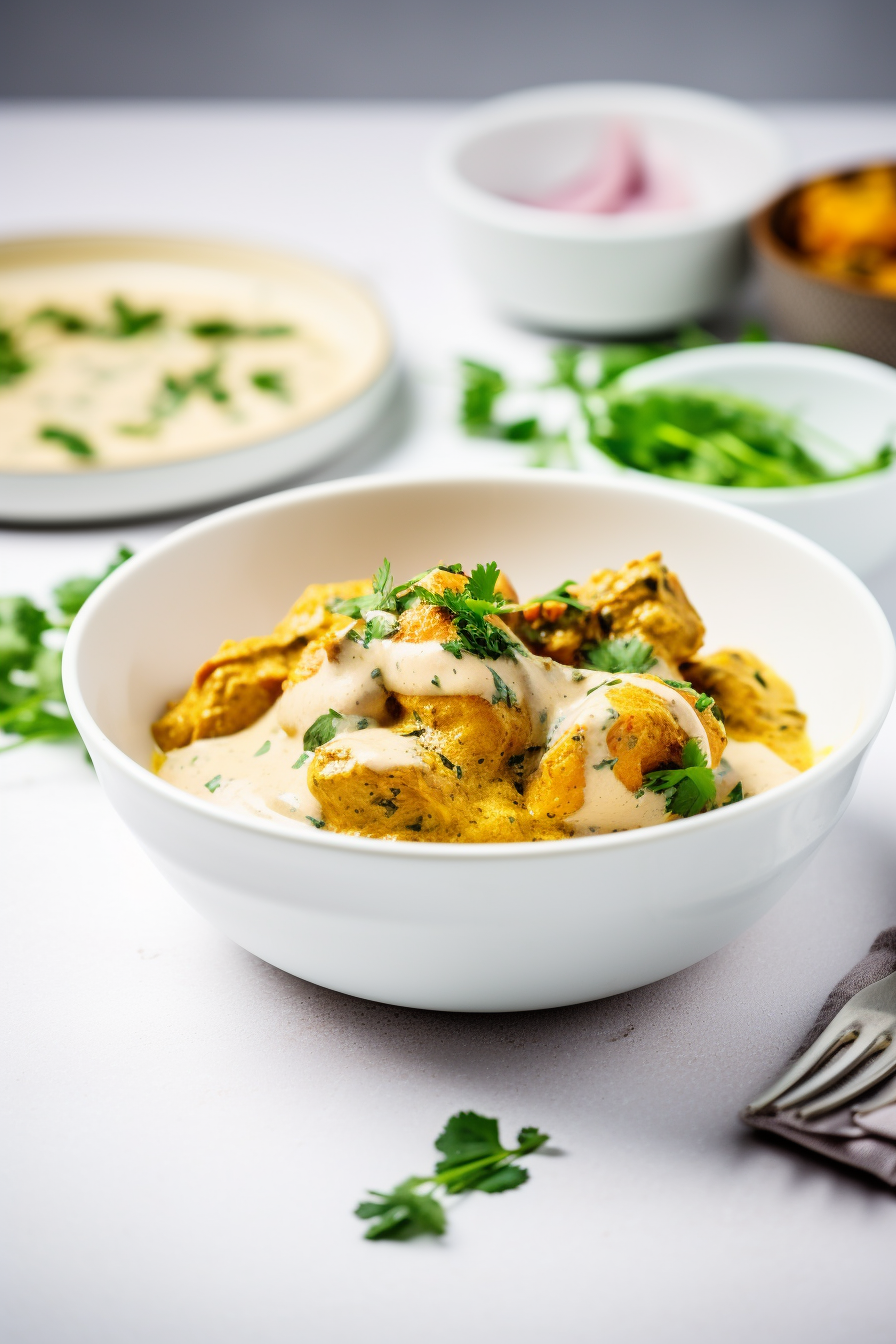 Keto Yoghurt Curry Chicken