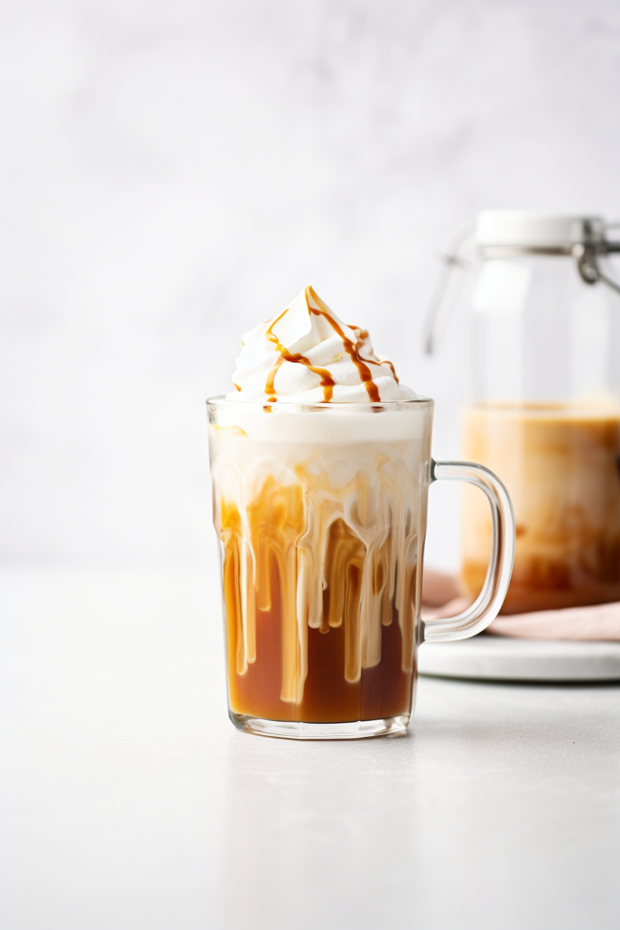 Low Carb Caramel Macchiato Preparation