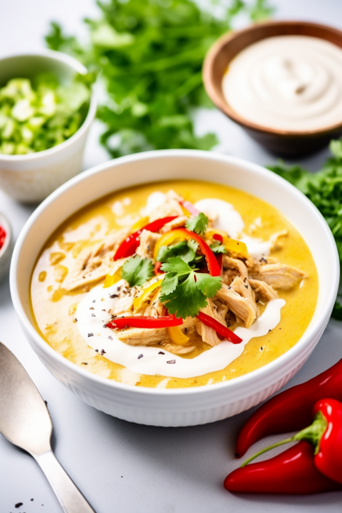 low carb chicken fajita soup_001