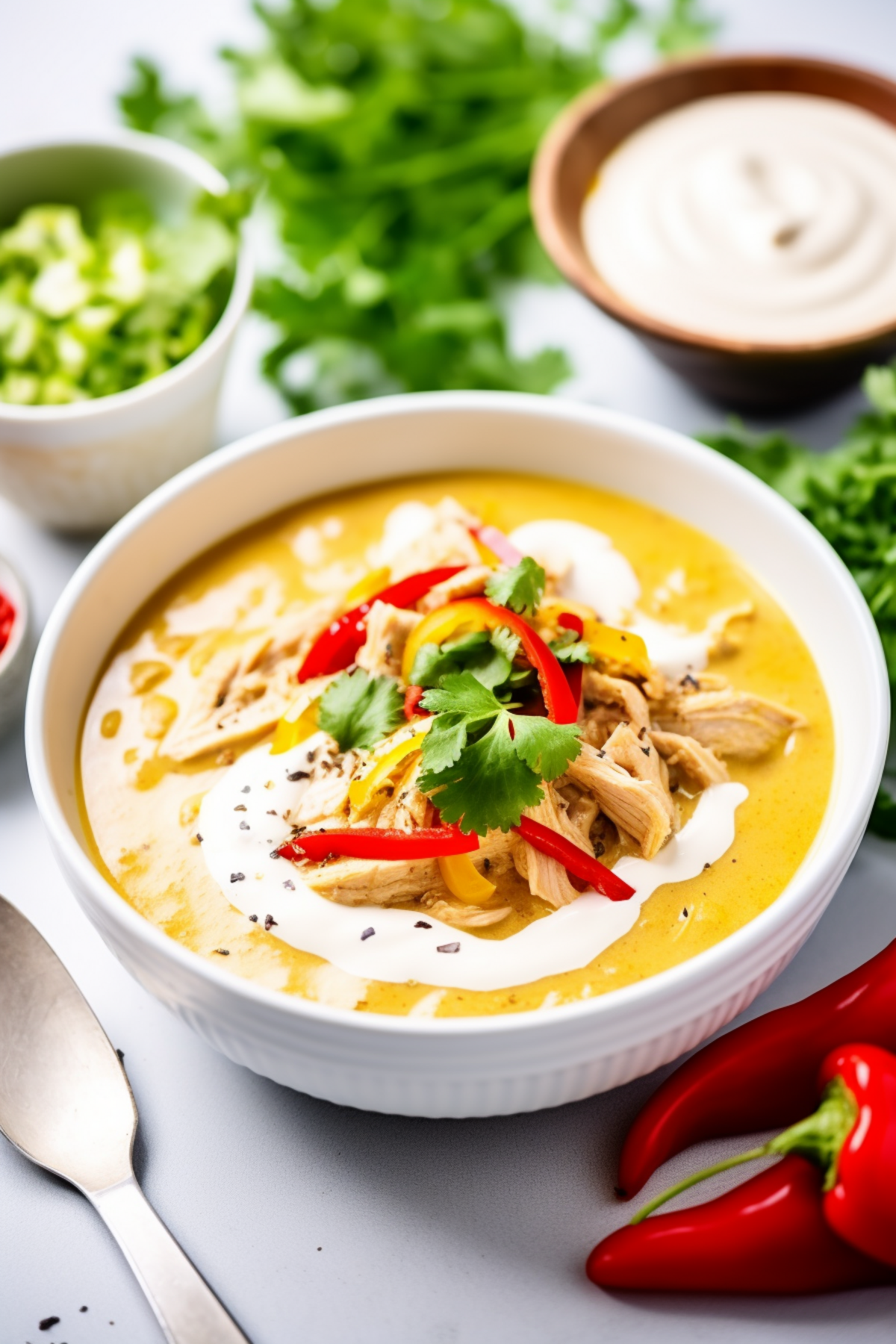 low carb chicken fajita soup_001